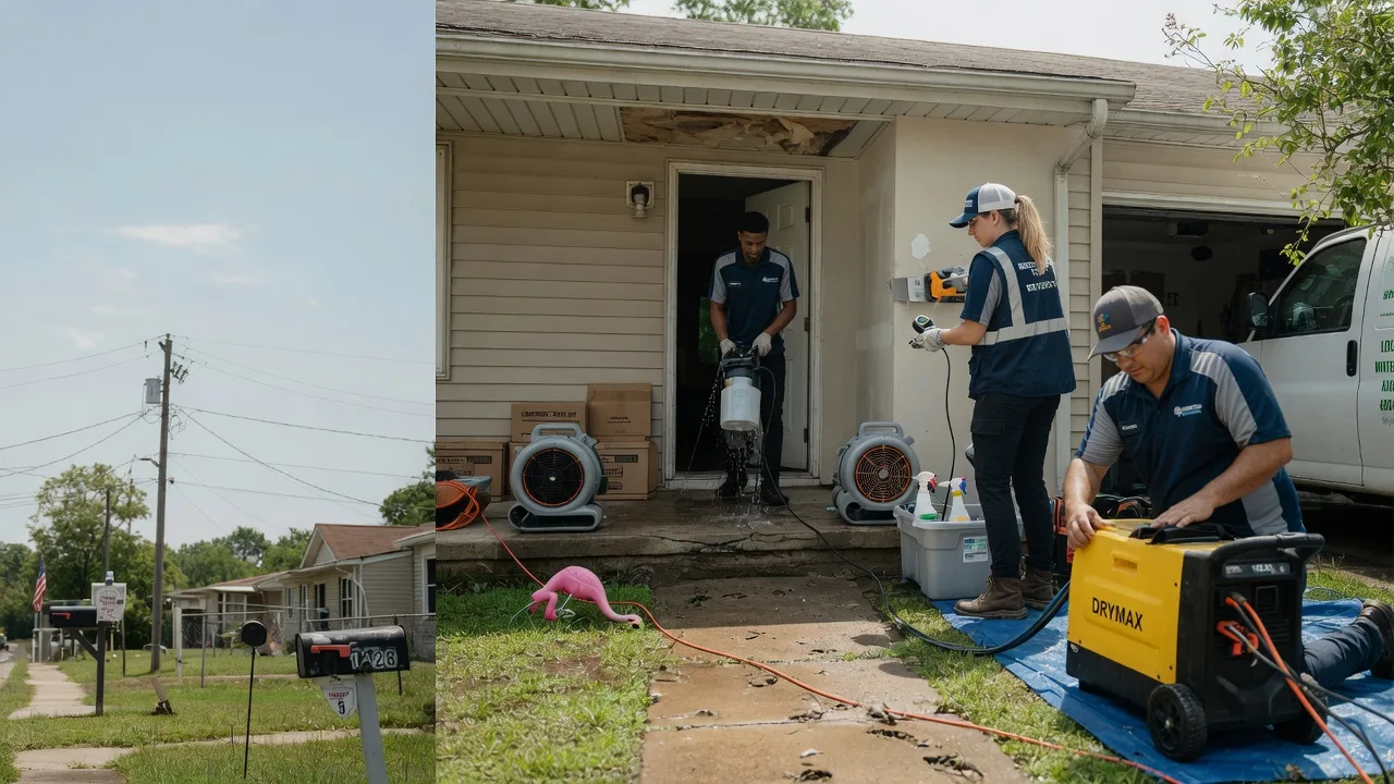 Storm Damage Water Removal in Alexandria, AL near me